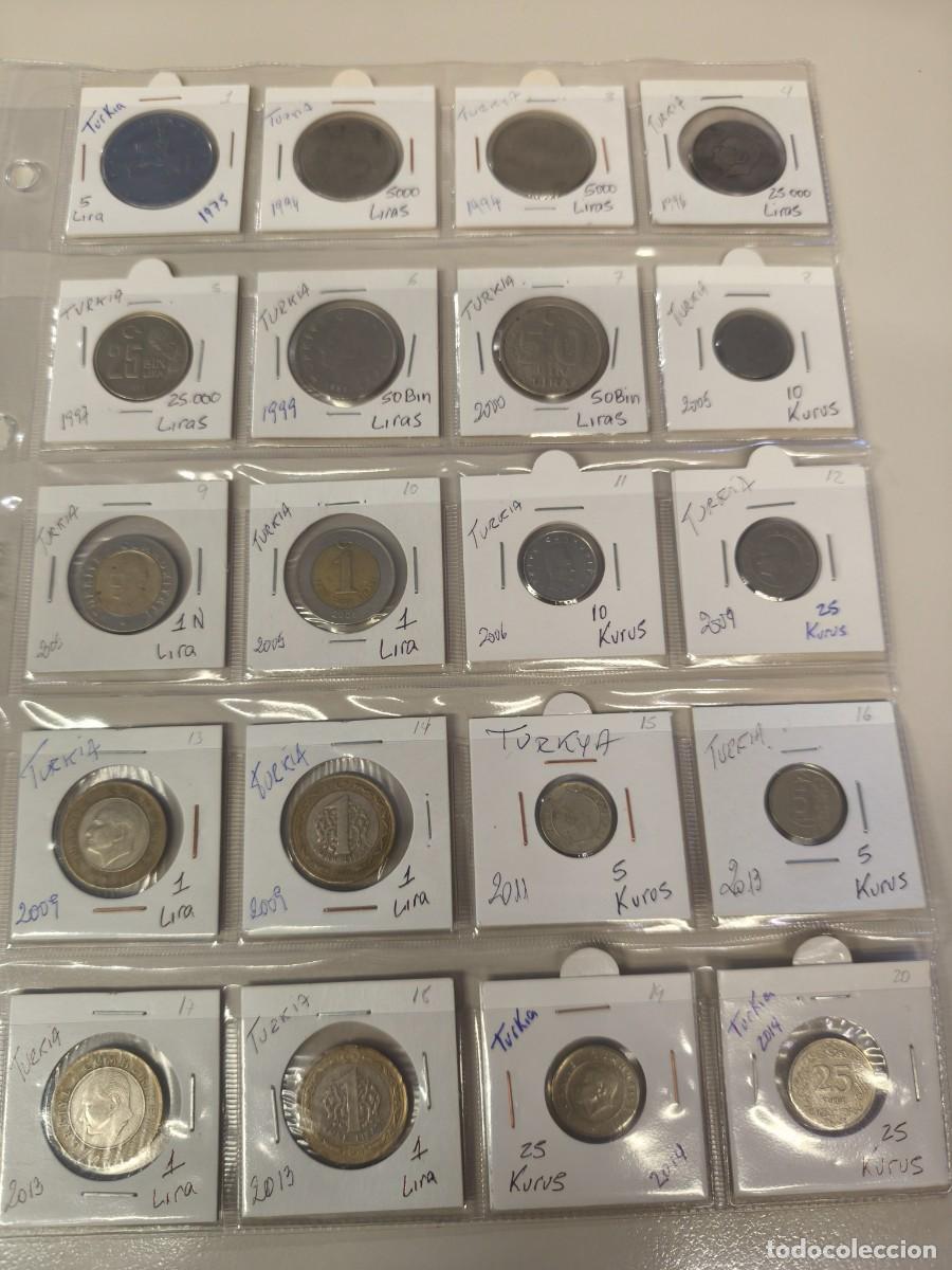 Monedas antiguas de Europa: Lote de monedas de Turkia