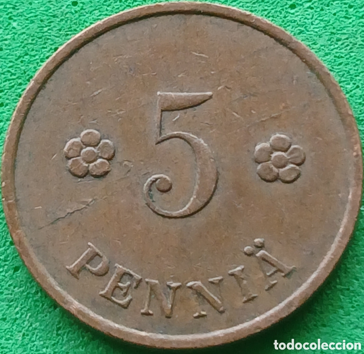 Monedas antiguas de Europa: Finlandia 5 pennia 1936 km#22