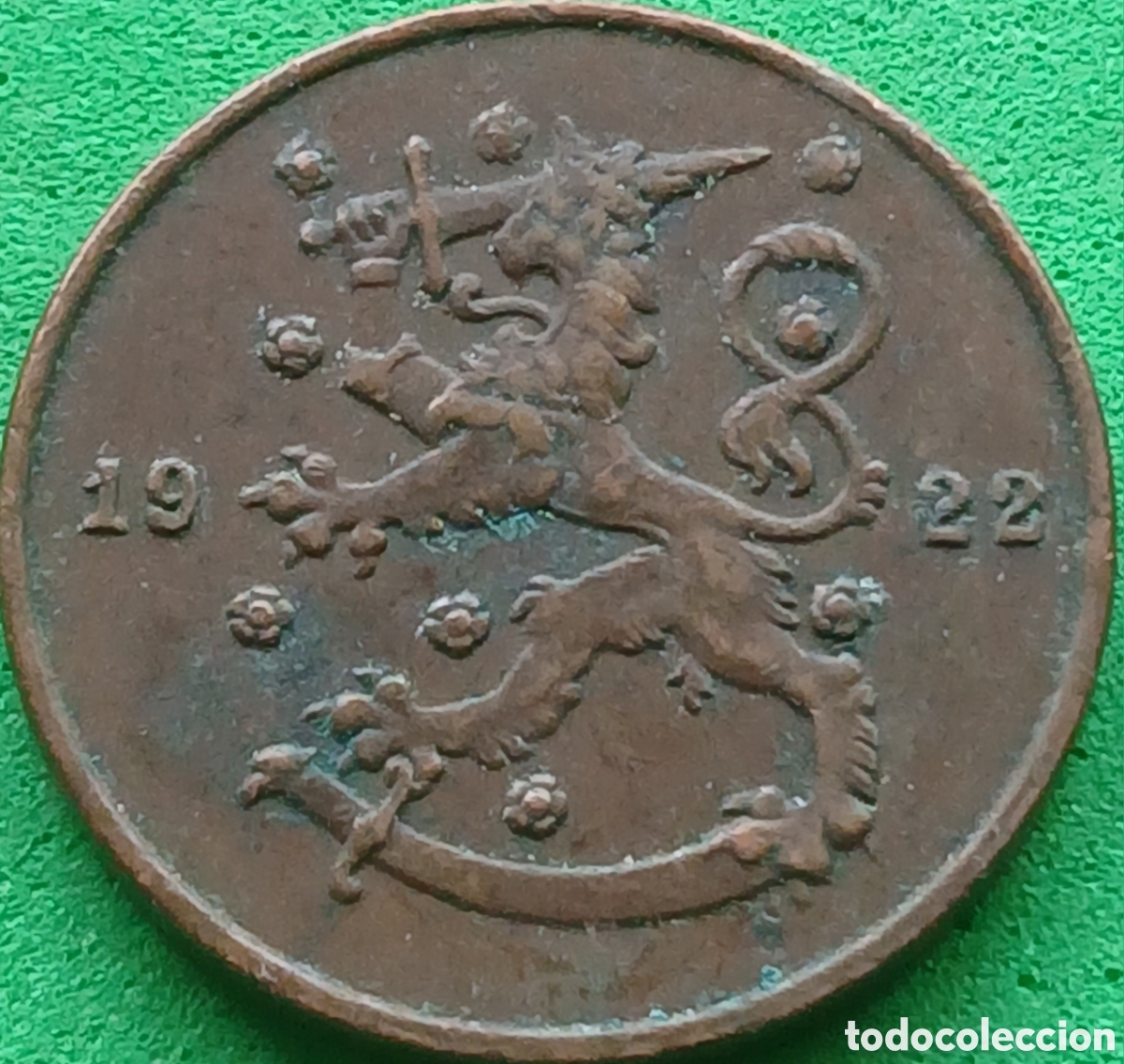 Monedas antiguas de Europa: Finlandia 10 pennia 1922 km#24