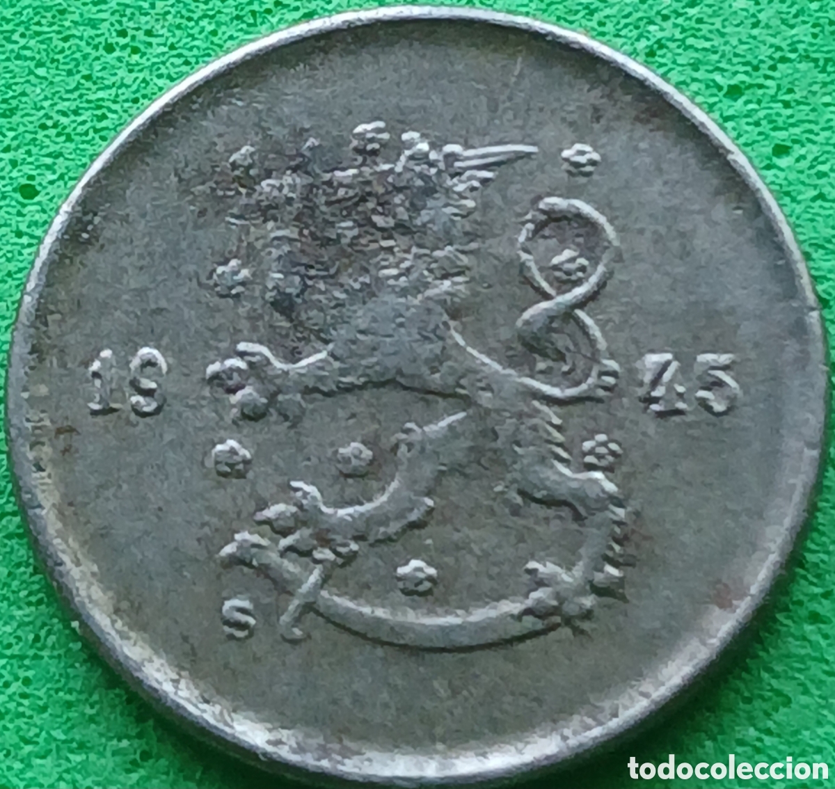 Monedas antiguas de Europa: Finlandia 25 pennia 1945 km#25b