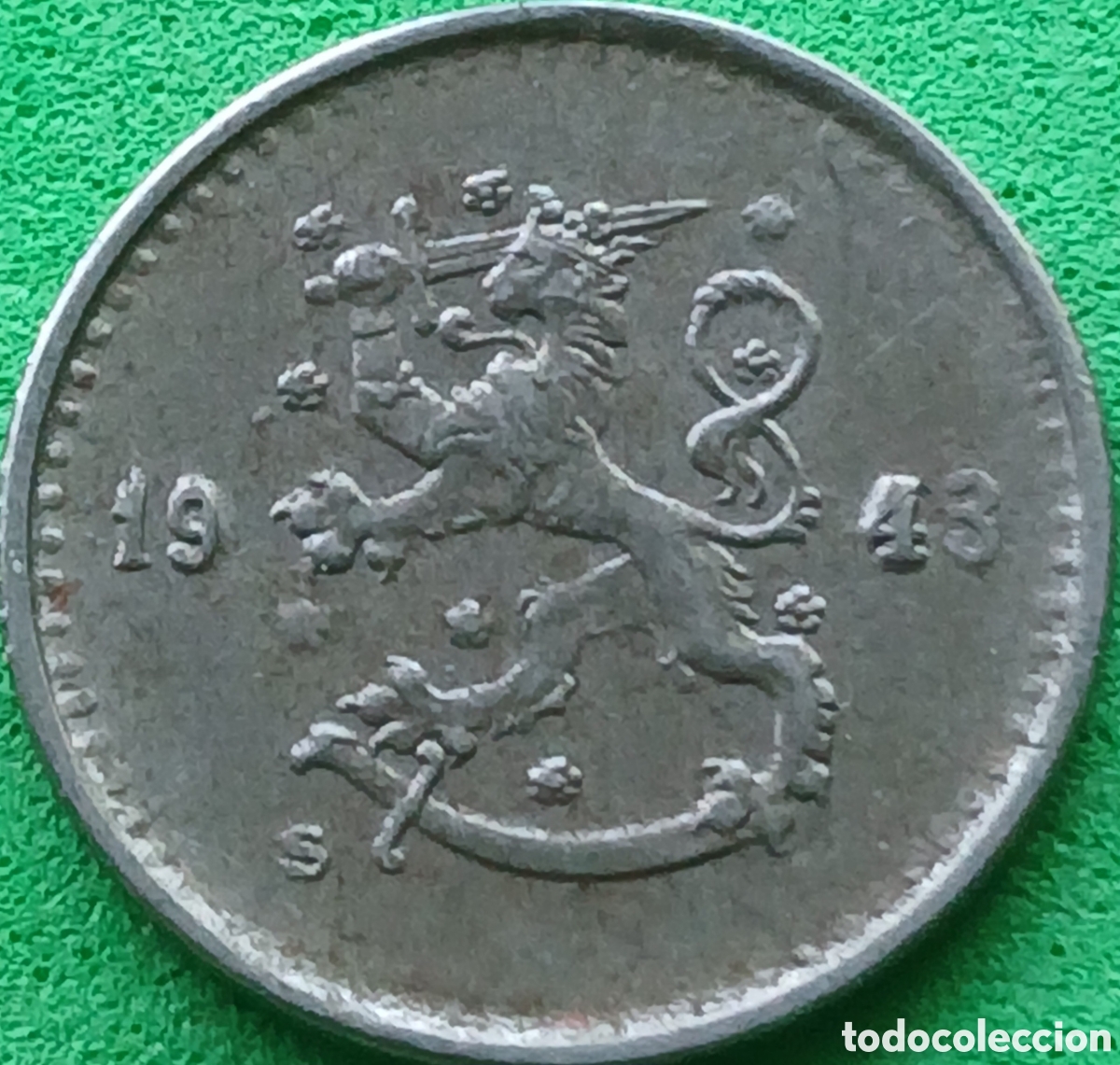 Monedas antiguas de Europa: Finlandia 25 pennia 1943 km#25b