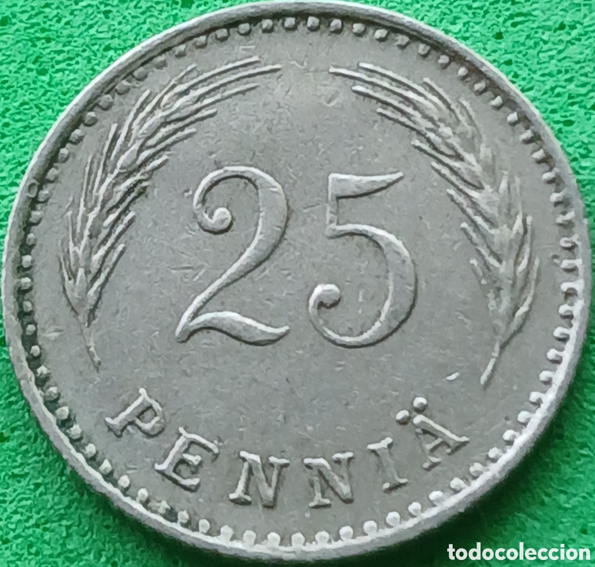 Monedas antiguas de Europa: Finlandia 25 pennia 1921 km#25