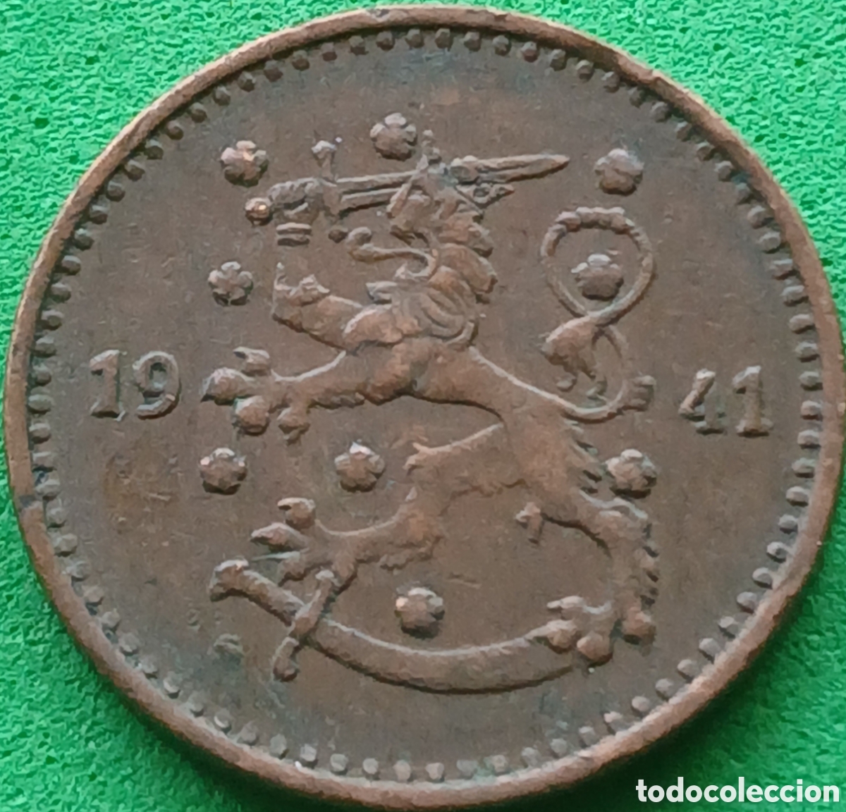 Monedas antiguas de Europa: Finlandia 1 marco 1941 km#30a