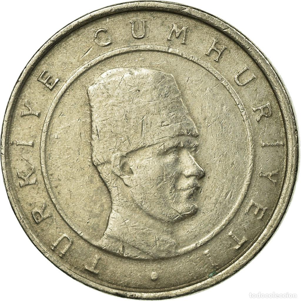 Monedas antiguas de Europa: [#696995] Moneda, Turqu&iacute;a, 100000 Lira, 100 Bin Lira, 2001, Istanbul, MBC, Cobre -