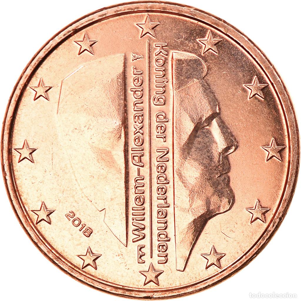 Monedas antiguas de Europa: [#795207] Pa&iacute;ses Bajos, Euro Cent, 2018, SC, Cobre chapado en acero, KM:New