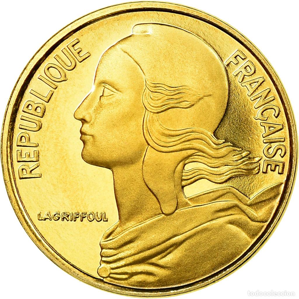 Monedas antiguas de Europa: [#707943] Moneda, Francia, Marianne, 5 Centimes, 1993, Paris, Proof, FDC, Aluminio -