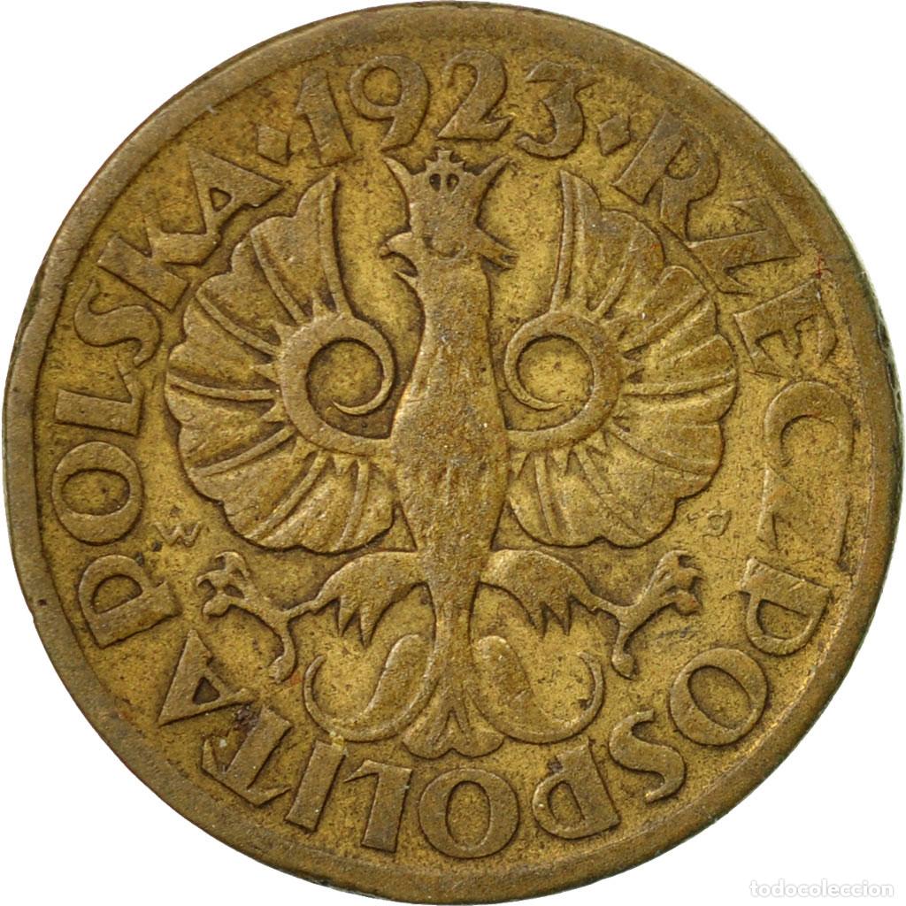 Monedas antiguas de Europa: [#437165] Moneda, Polonia, 5 Groszy, 1923, Warsaw, MBC, Lat&oacute;n, KM:10
