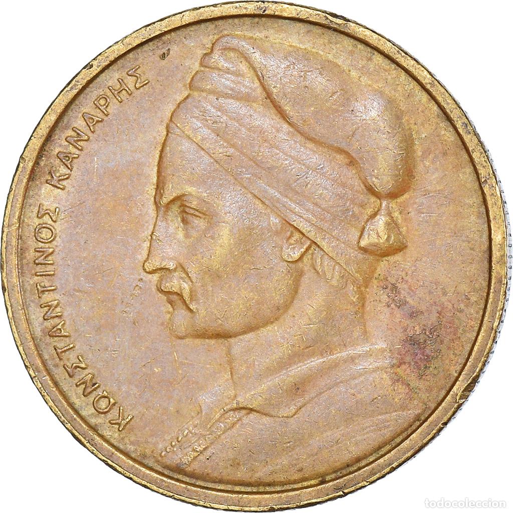 Monedas antiguas de Europa: [#1037421] Moneda, Grecia, Konstantinos Kanaris, Drachma, 1976, MBC, N&iacute;quel - lat&oacute;n