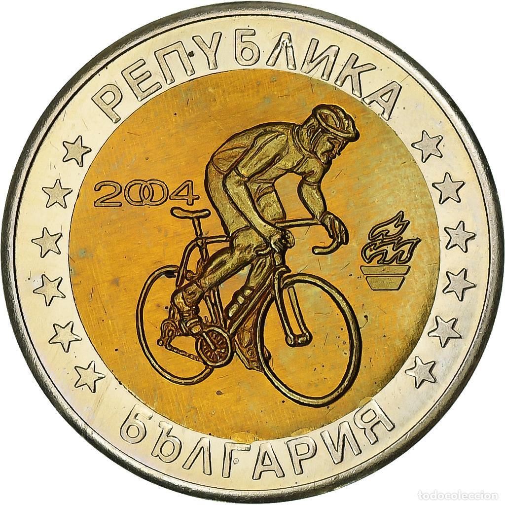 Monedas antiguas de Europa: [#1282662] Bulgaria, 2 Euro, Fantasy euro patterns, Essai-Trial, Prueba, 2004, Bimet&aacute;lico