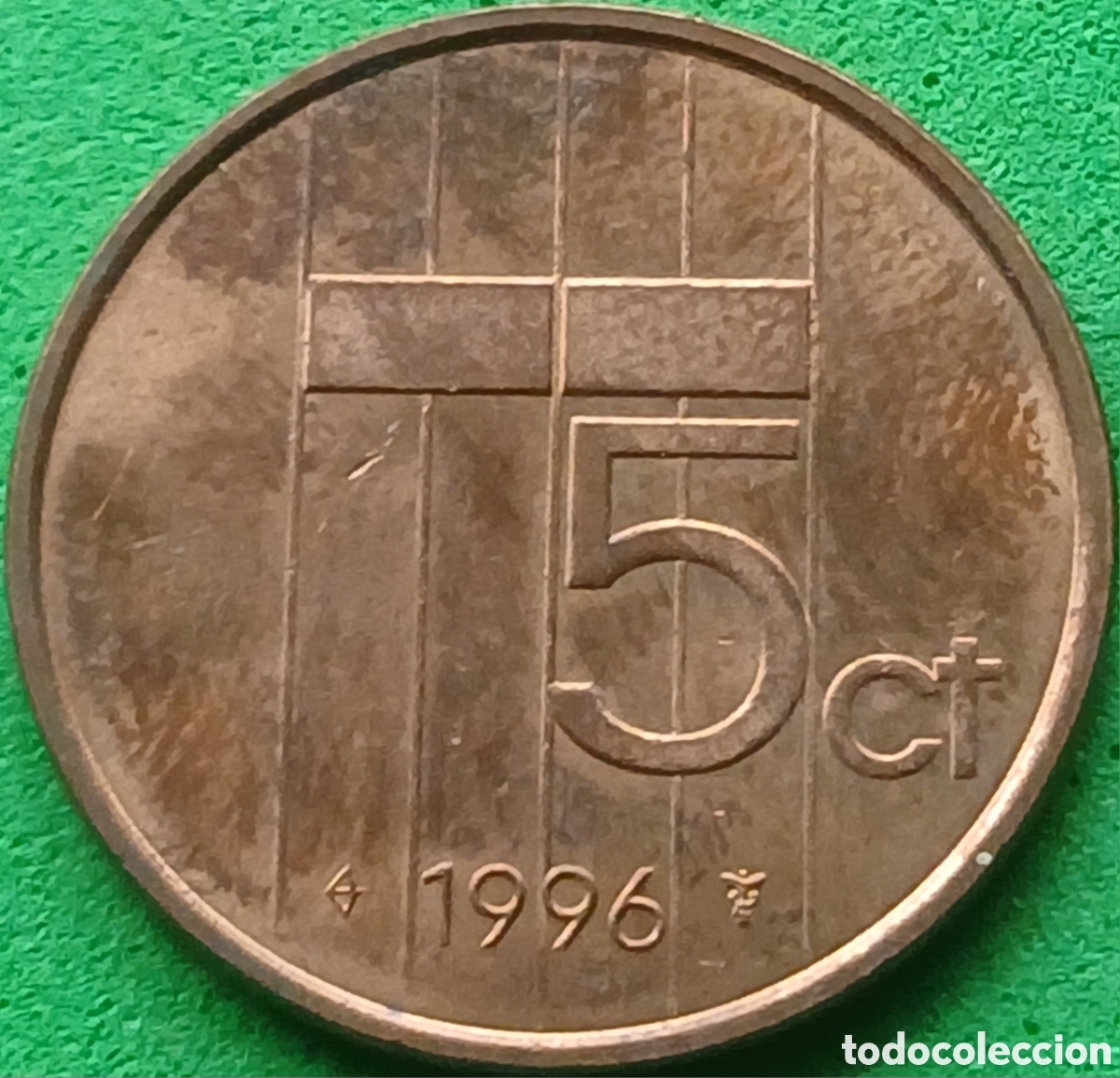 Monedas antiguas de Europa: Pa&iacute;ses Bajos 5 cent 1996 km#202