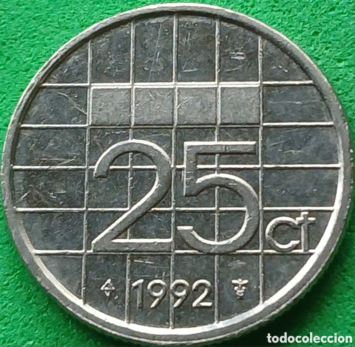 Monedas antiguas de Europa: Pa&iacute;ses Bajos 25 cent 1992 km#204