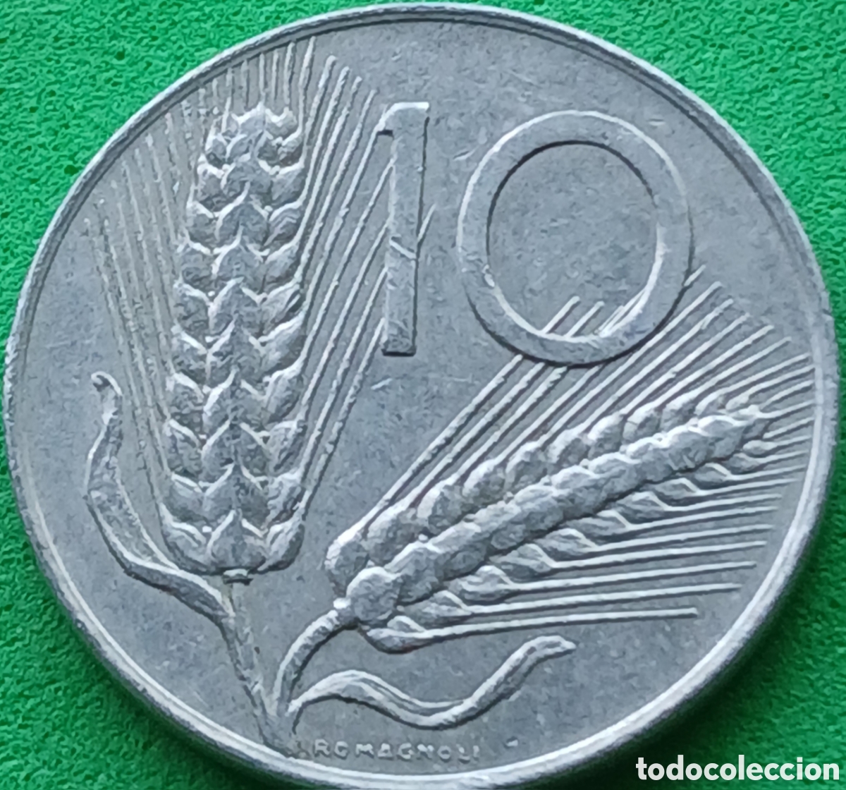 Monedas antiguas de Europa: Italia 10 liras 1975 km#93