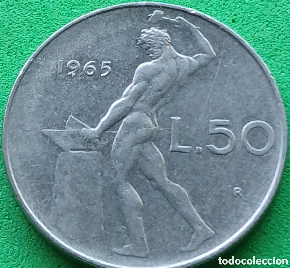 Monedas antiguas de Europa: Italia 50 liras 1965 km#95.1