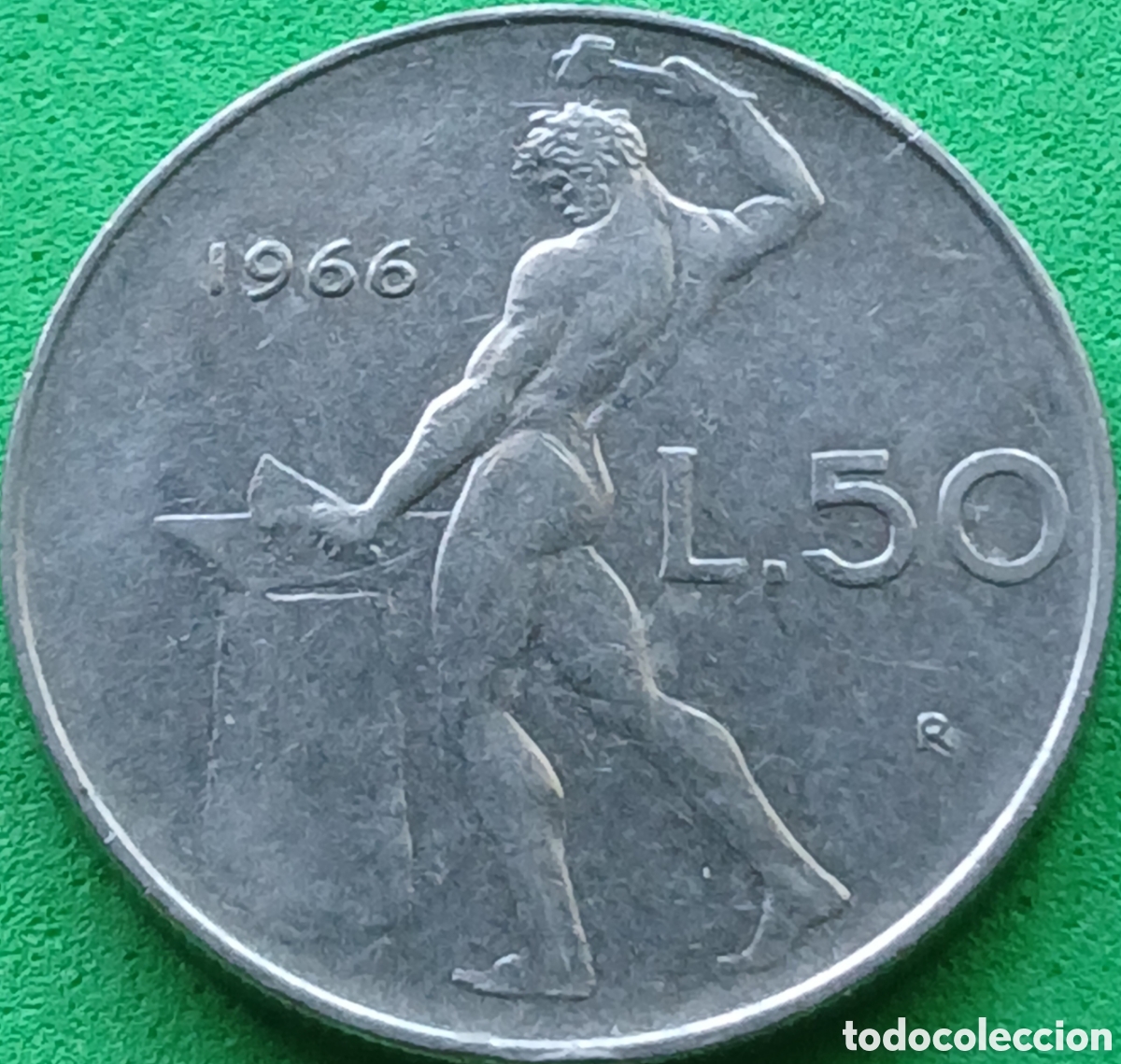 Monedas antiguas de Europa: Italia 50 liras 1966 km#95.1