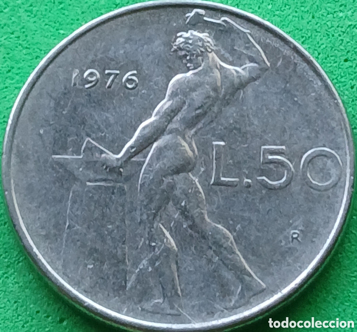 Monedas antiguas de Europa: Italia 50 liras 1976 km#95.1