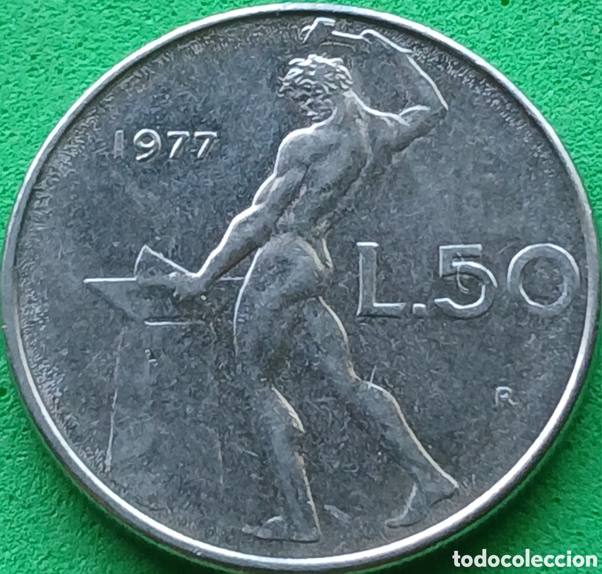 Monedas antiguas de Europa: Italia 50 liras 1977 km#95.1