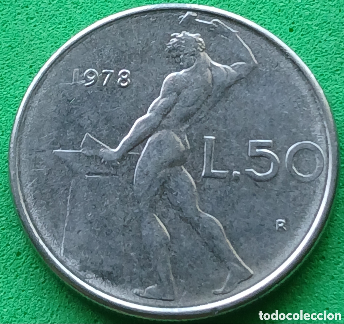 Monedas antiguas de Europa: Italia 50 liras 1978 km#95.1