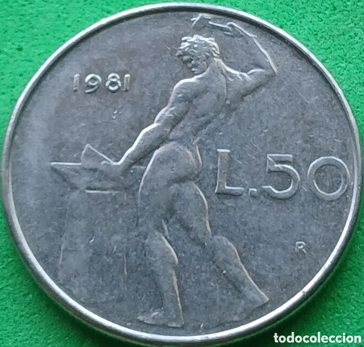 Monedas antiguas de Europa: Italia 50 liras 1981 km#95.1