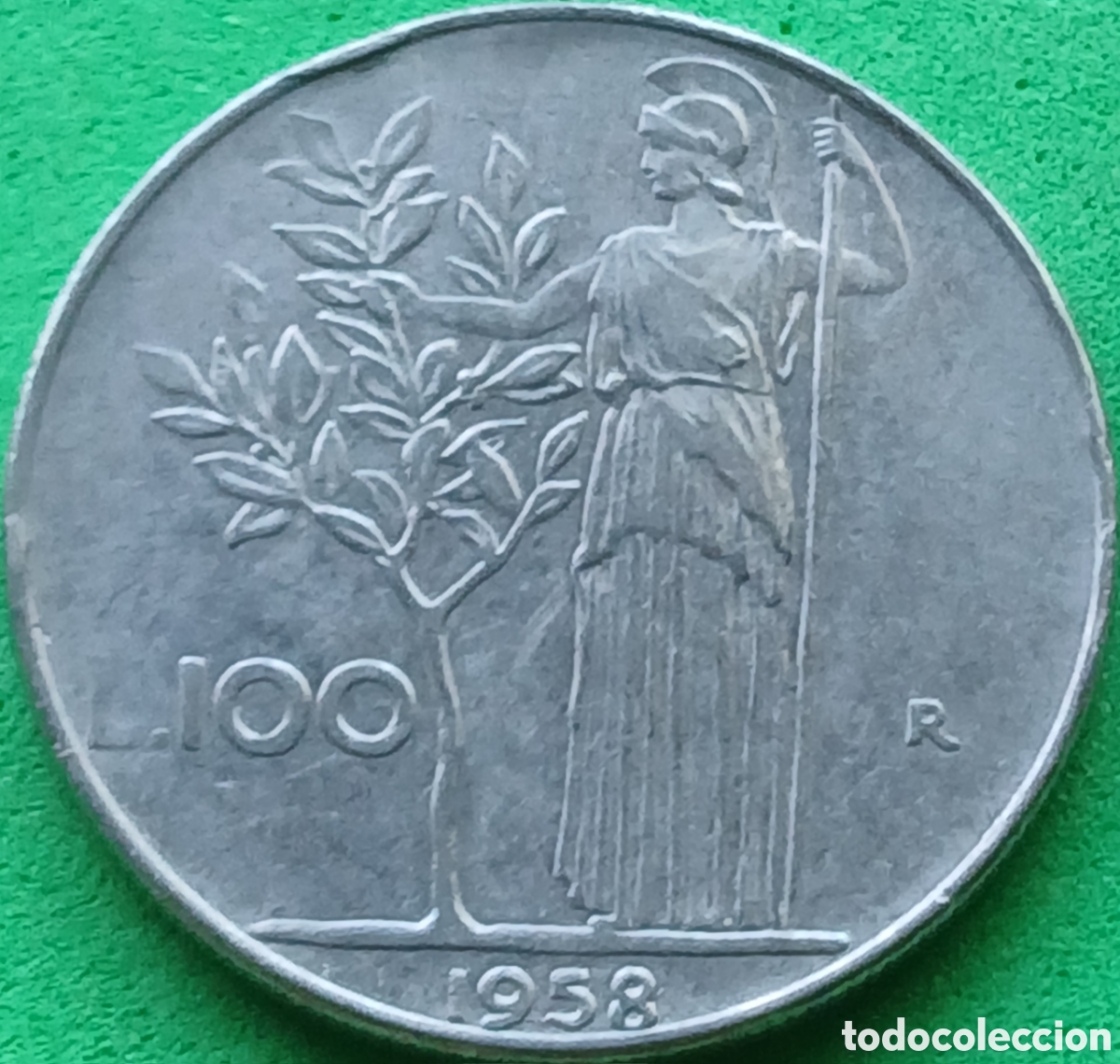 Monedas antiguas de Europa: Italia 100 liras 1958 km#96.1