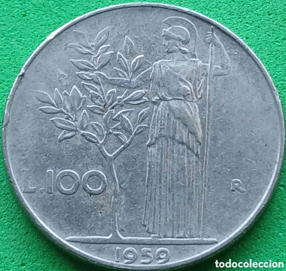 Monedas antiguas de Europa: Italia 100 liras 1959 km#96.1
