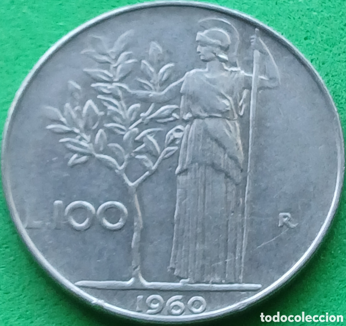 Monedas antiguas de Europa: Italia 100 liras 1960 km#96.1