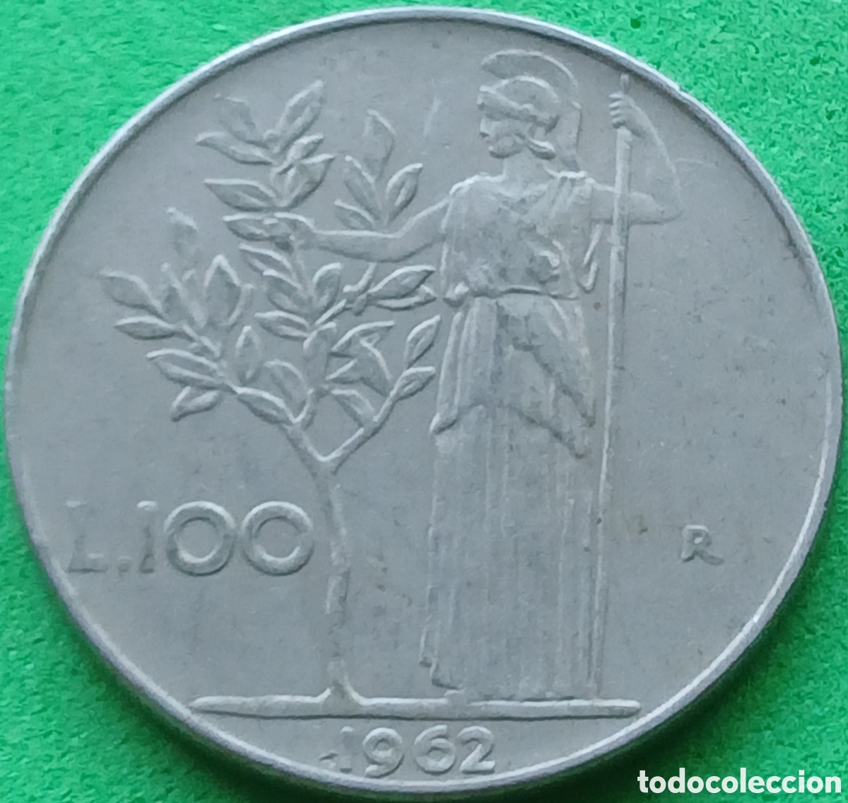 Monedas antiguas de Europa: Italia 100 liras 1962 km#96.1