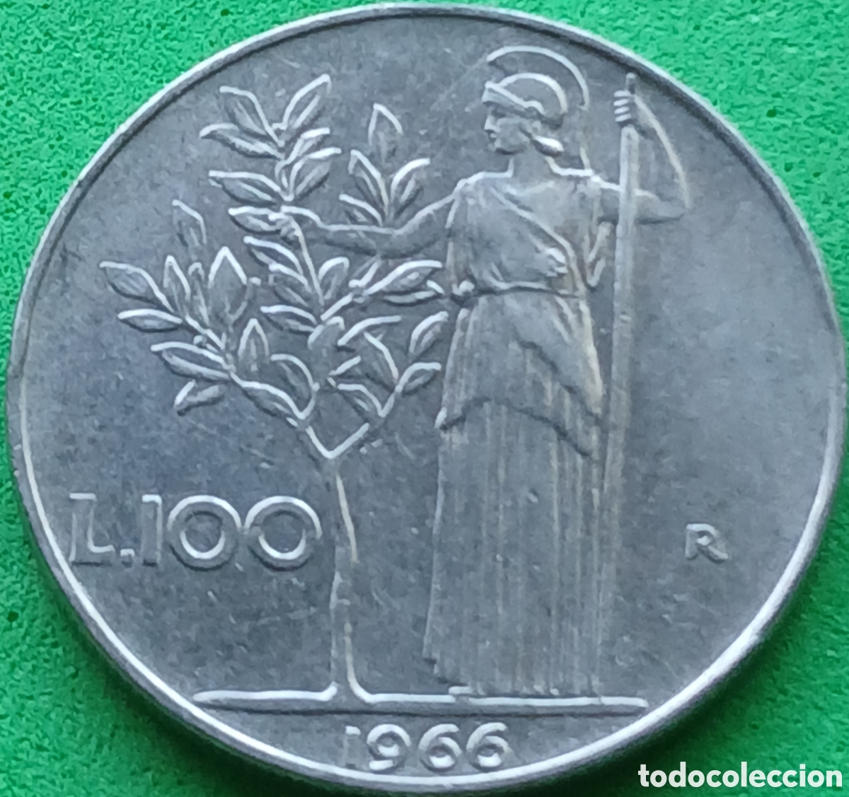 Monedas antiguas de Europa: Italia 100 liras 1966 km#96.1