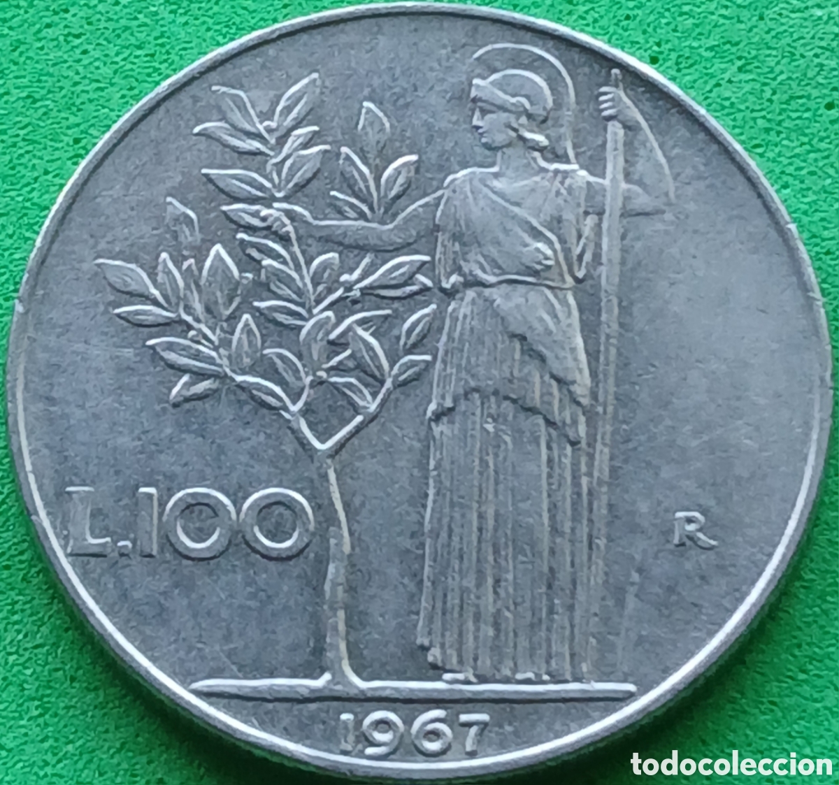 Monedas antiguas de Europa: Italia 100 liras 1967 km#96.1