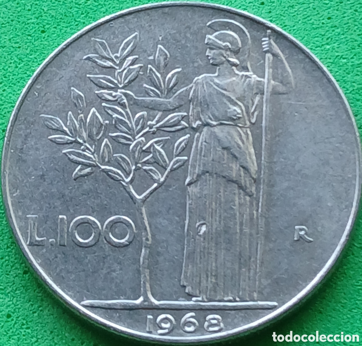 Monedas antiguas de Europa: Italia 100 liras 1968 km#96.1