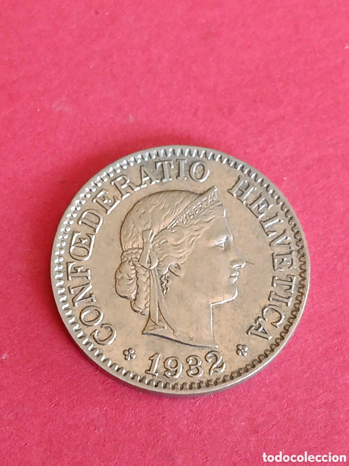 Monedas antiguas de Europa: SUIZA. 10 RAPPEN DE 1932. EBC.