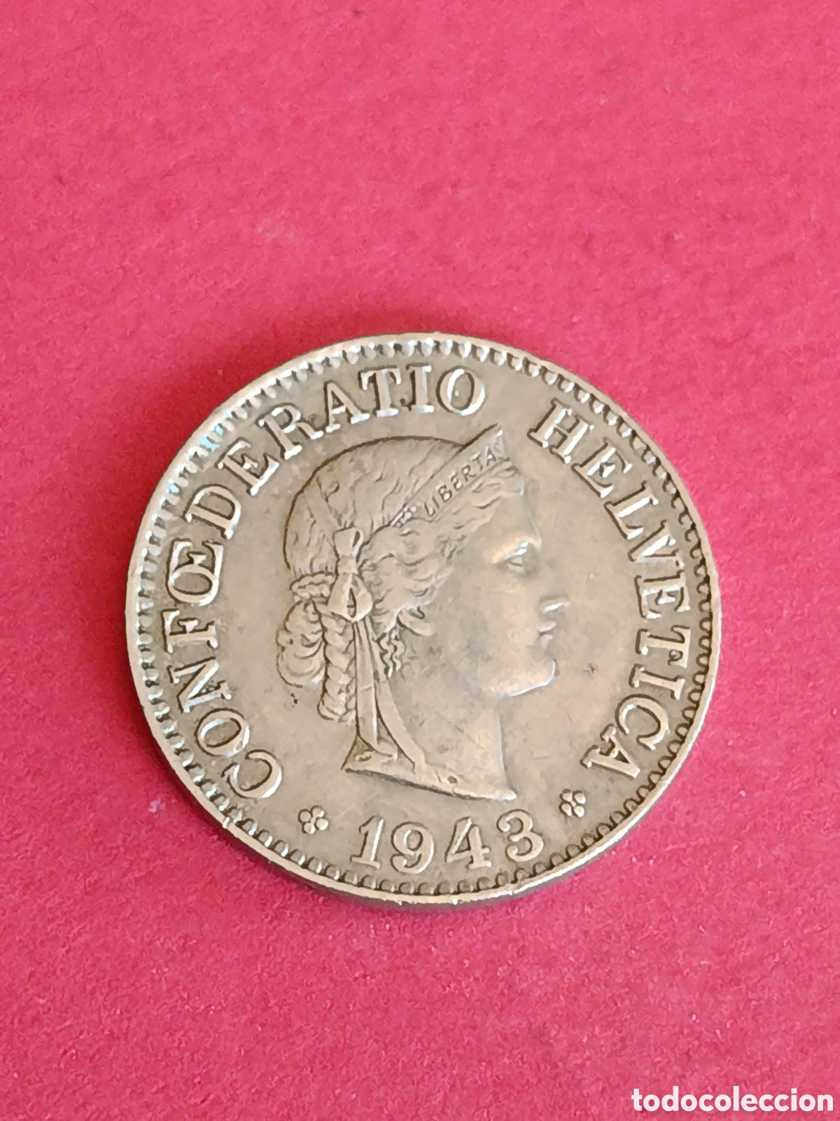 Monedas antiguas de Europa: SUIZA. 10 RAPPEN DE 1943. MBC-.