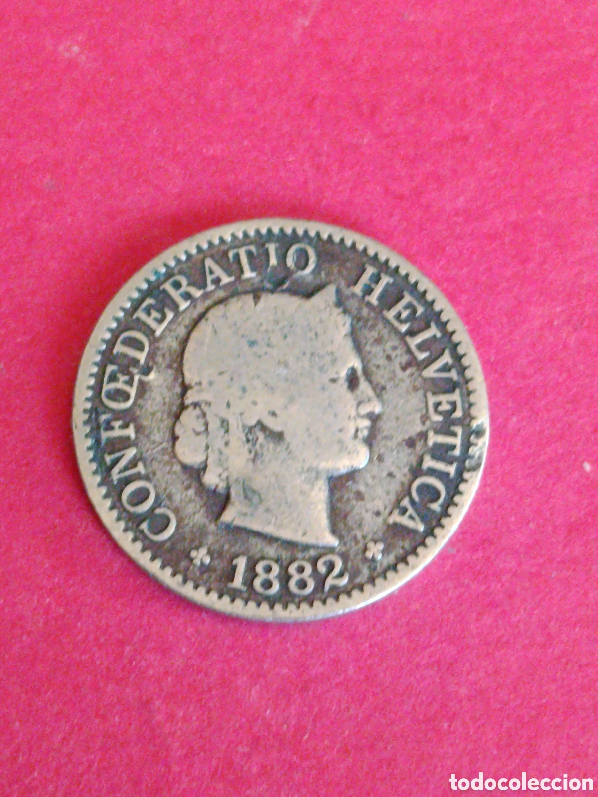 Monedas antiguas de Europa: SUIZA. 5 RAPPEN DE 1882. RC.