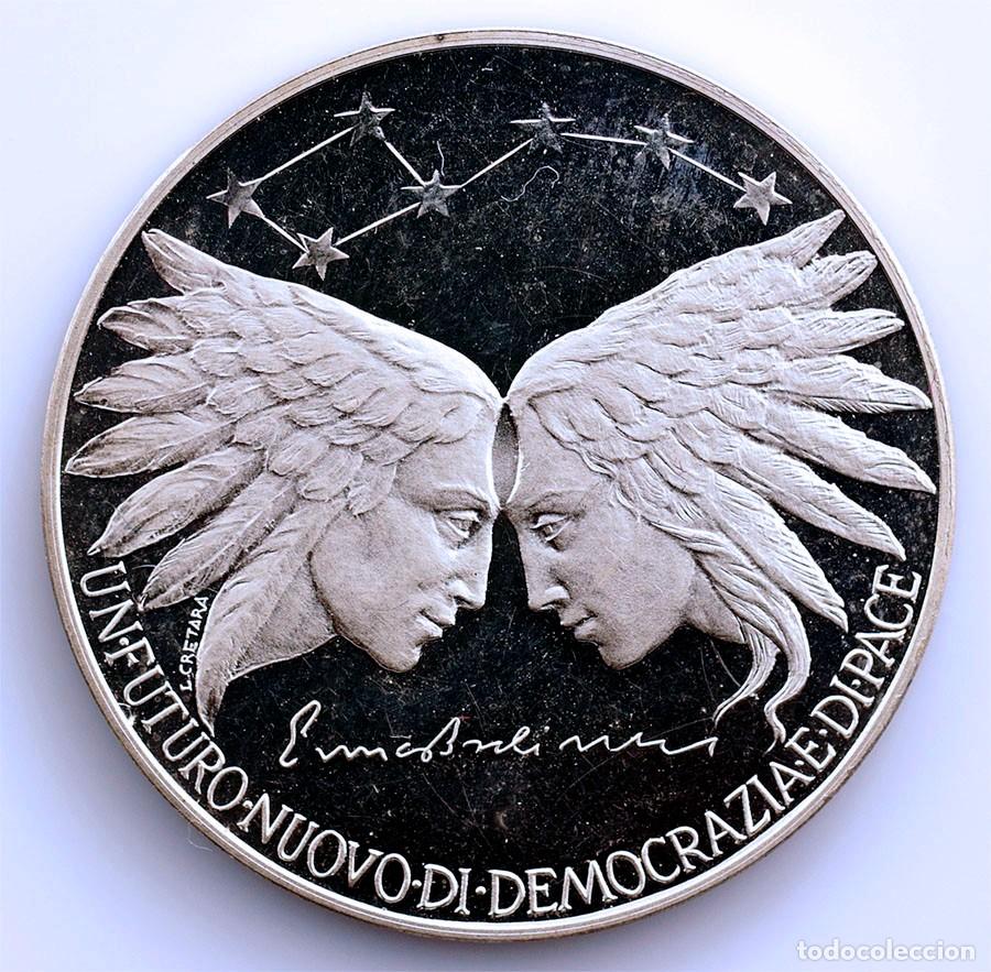 Monedas antiguas de Europa: SC. Italia. Medalla en plata Ag 986. Fiesta de L'Unit&aacute;. SC/UNC/PROOF Plata 18,2g