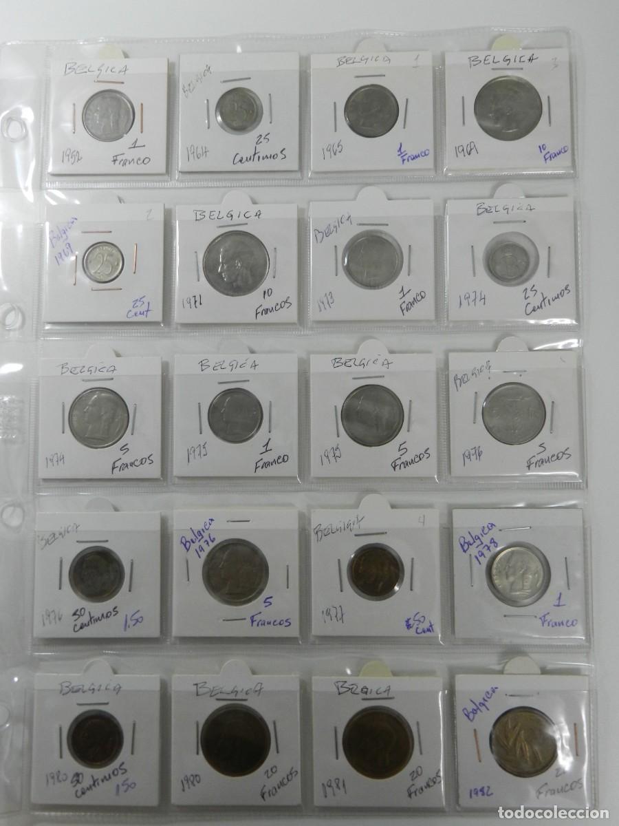 Monedas antiguas de Europa: Lote de monedas de Belgica
