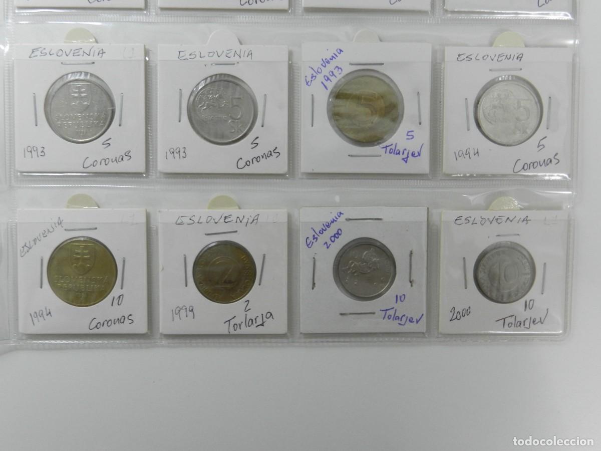 Monedas antiguas de Europa: Lote de monedas de Eslovenia