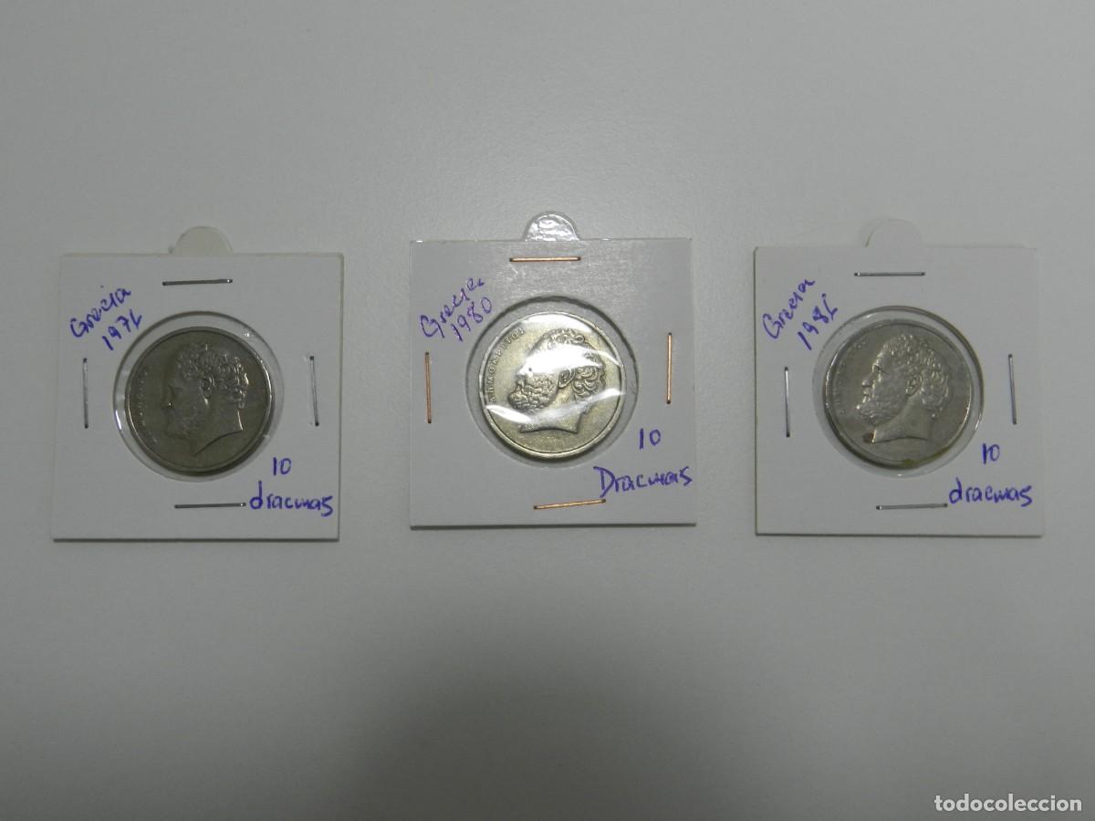 Monedas antiguas de Europa: Lote de monedas de Grecia