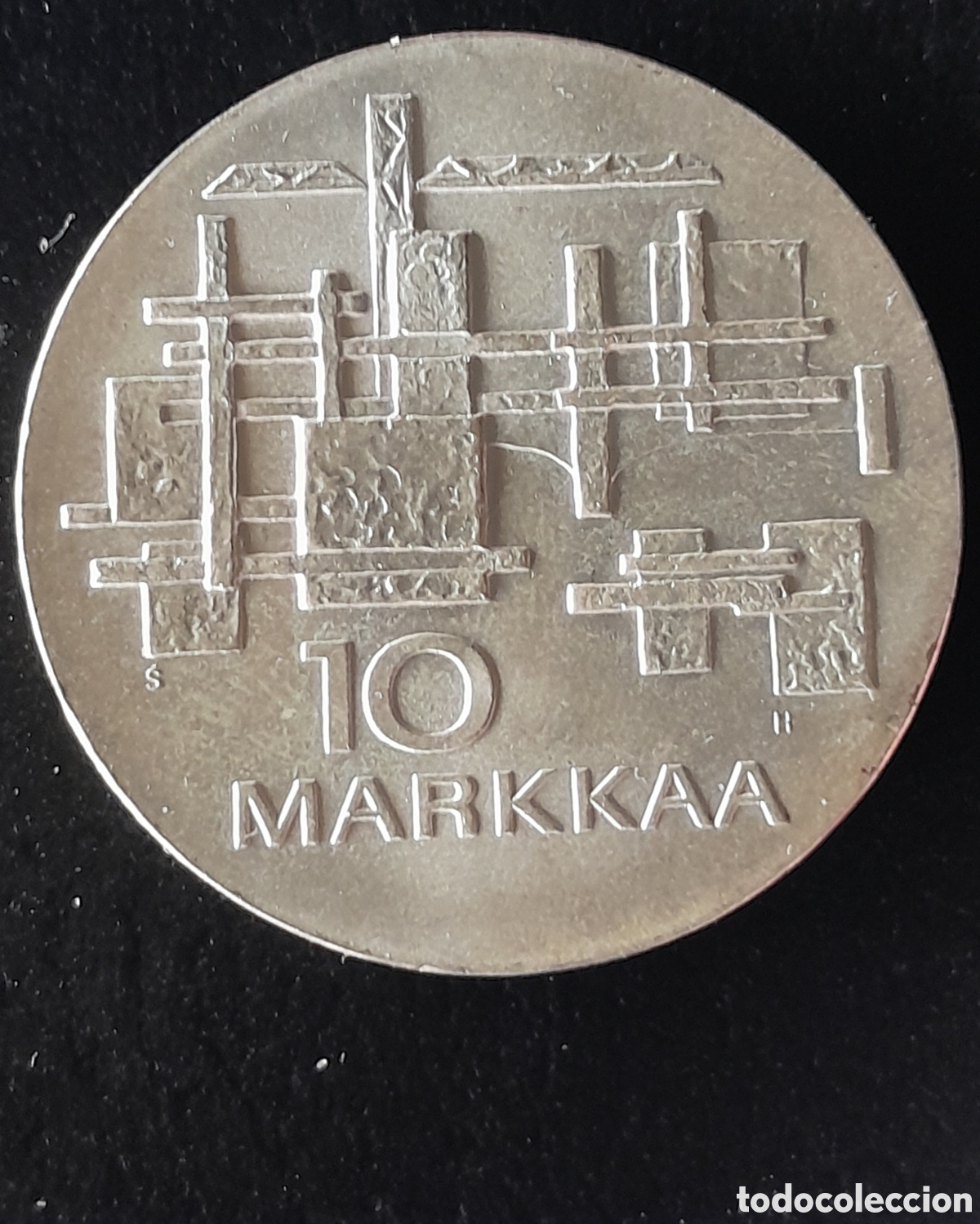 Monedas antiguas de Europa: Finlandia 1967, 10 markkaa plata, indepndencia