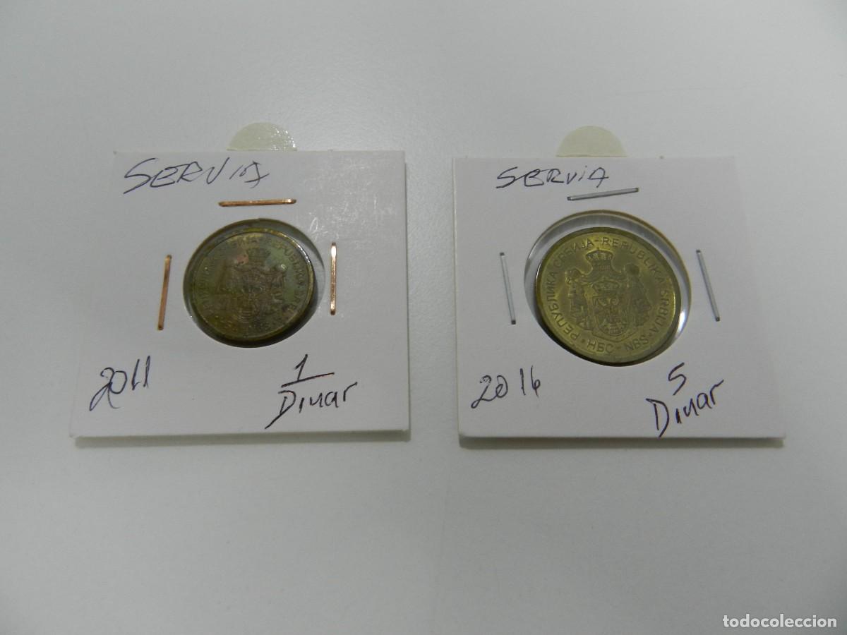 Monedas antiguas de Europa: Lote de monedas de Serbia