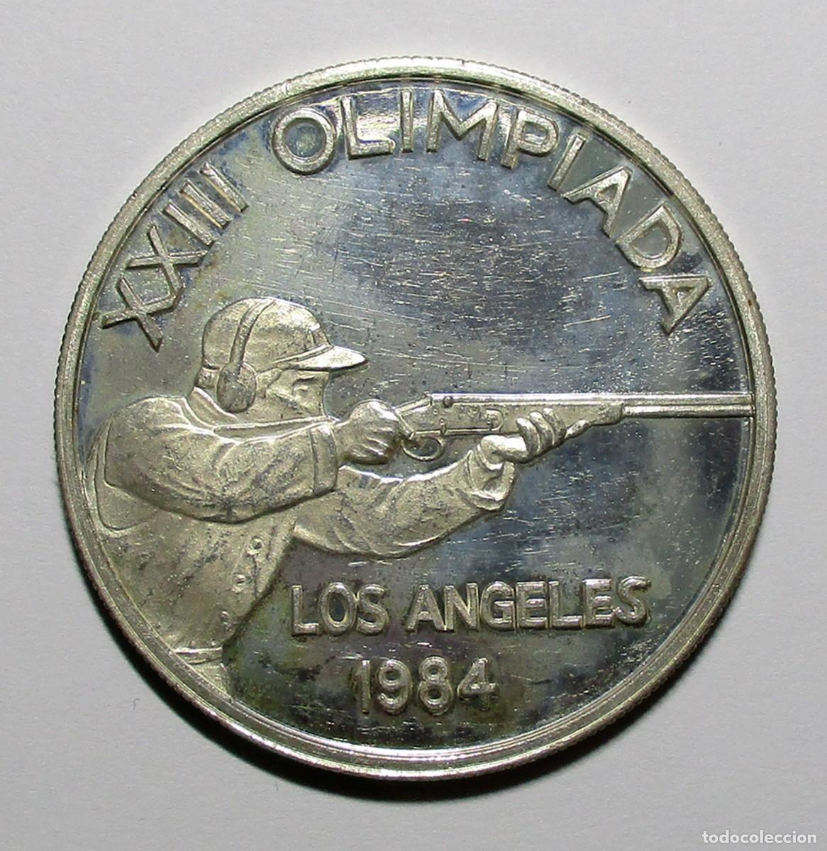 Monedas antiguas de Europa: ANDORRA, 1984. MONEDA DE 20 DINERS COMEMORATIVA DE LOS JUEGOS OLIMPICOS. PLATA, LOTE 5731