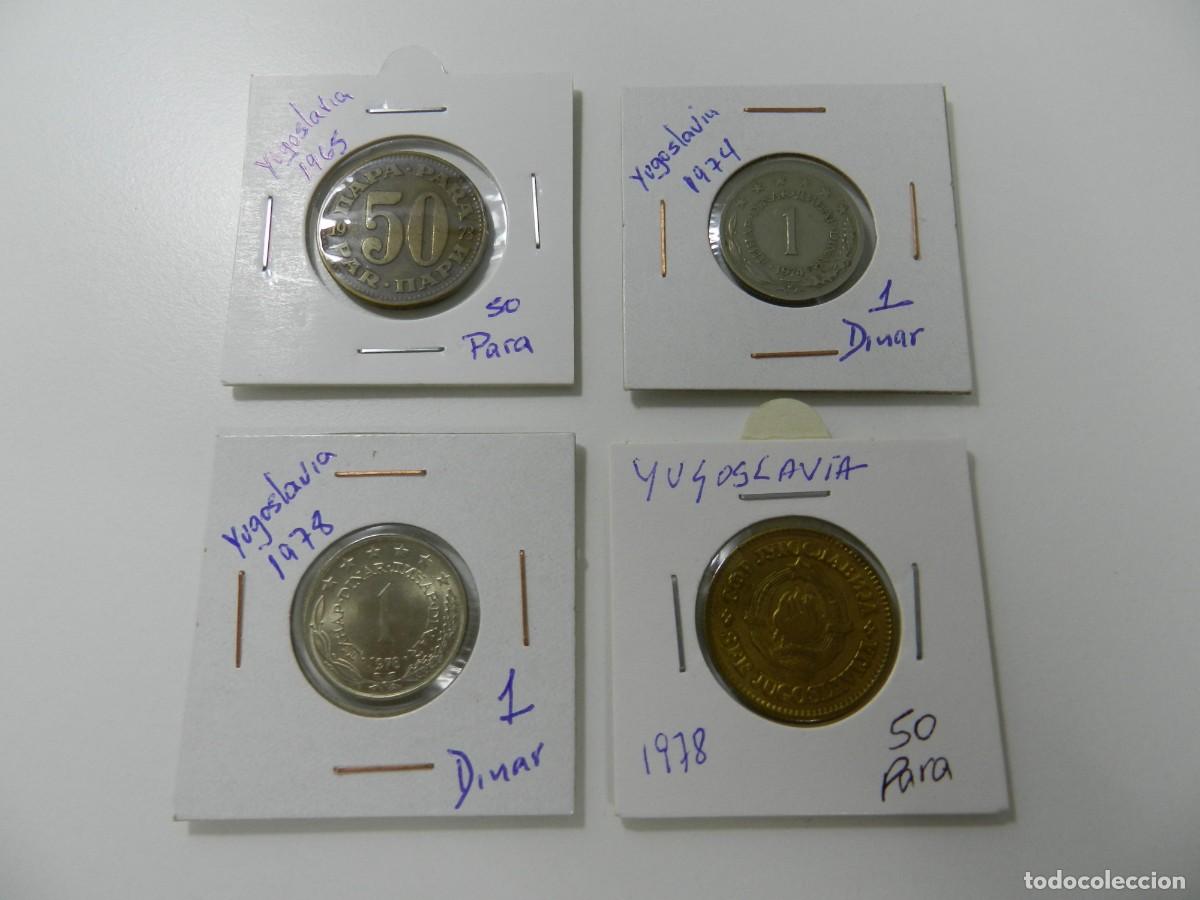Monedas antiguas de Europa: Lote de monedas de Yugoslavia
