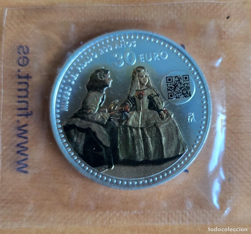 Monedas antiguas de Europa: Espa&ntilde;a 2019 - Plata 30 euros, 200 aniversario del Museo del Prado