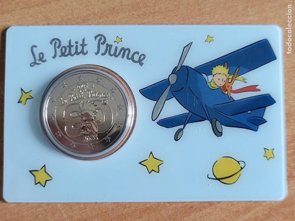 Monedas antiguas de Europa: Coincard 2 Euros Conmemorativa Francia 2026 - EL PRINCIPITO - Le Petit Prince - EL AVION