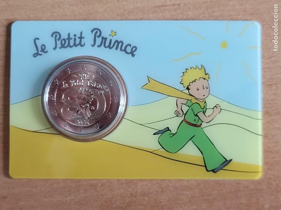 Monedas antiguas de Europa: Coincard 2 Euros Conmemorativa Francia 2026 - EL PRINCIPITO - Le Petit Prince - EL DESIERTO