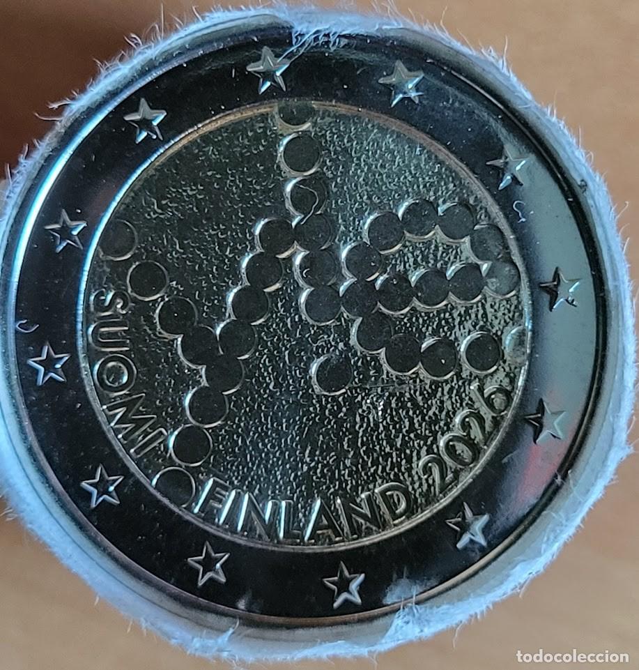 Monedas antiguas de Europa: Moneda 2 Euros Conmemorativa Finlandia 2026 - Radiodifusi&oacute;n