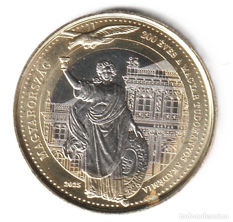 Monedas antiguas de Europa: Hungr&iacute;a 200 forint 2025 bimet&aacute;lica UC# 449