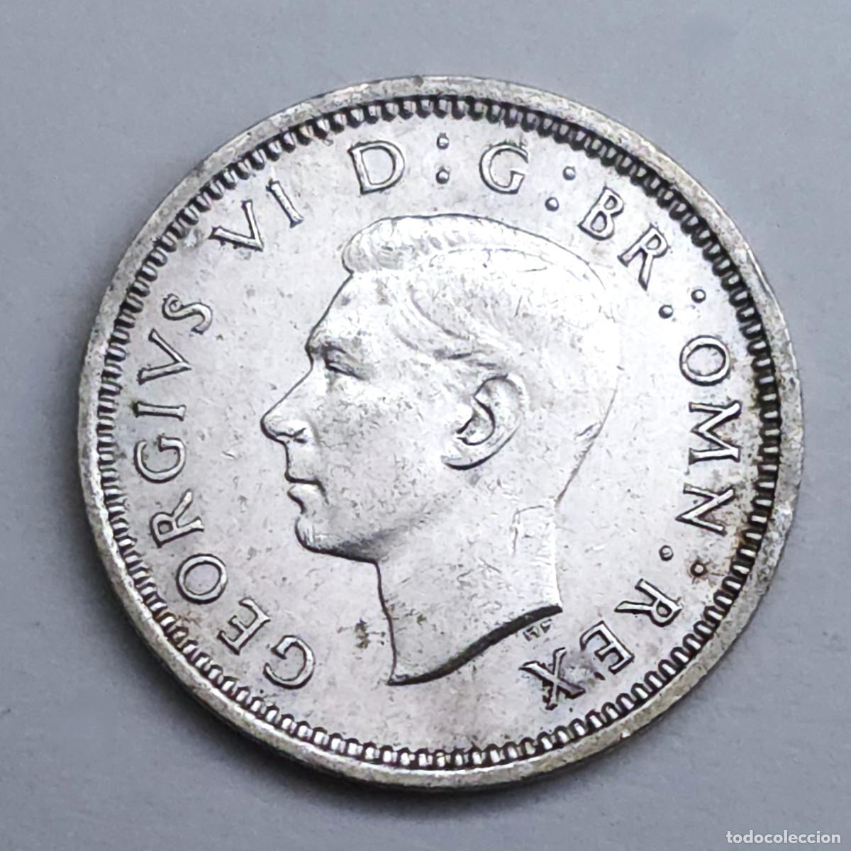 Monedas antiguas de Europa: MONEDA PLATA GRAN BRETA&Ntilde;A 3 PENIQUES 1941