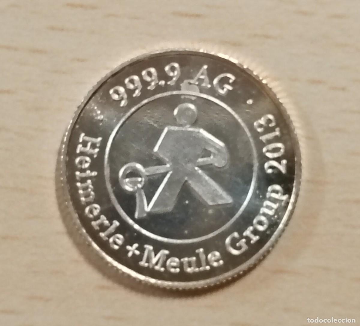 Monedas antiguas de Europa: HEIMERLE + MEULE GROUP. FICHA 2013, 3,25 GRS. PLATA 999.