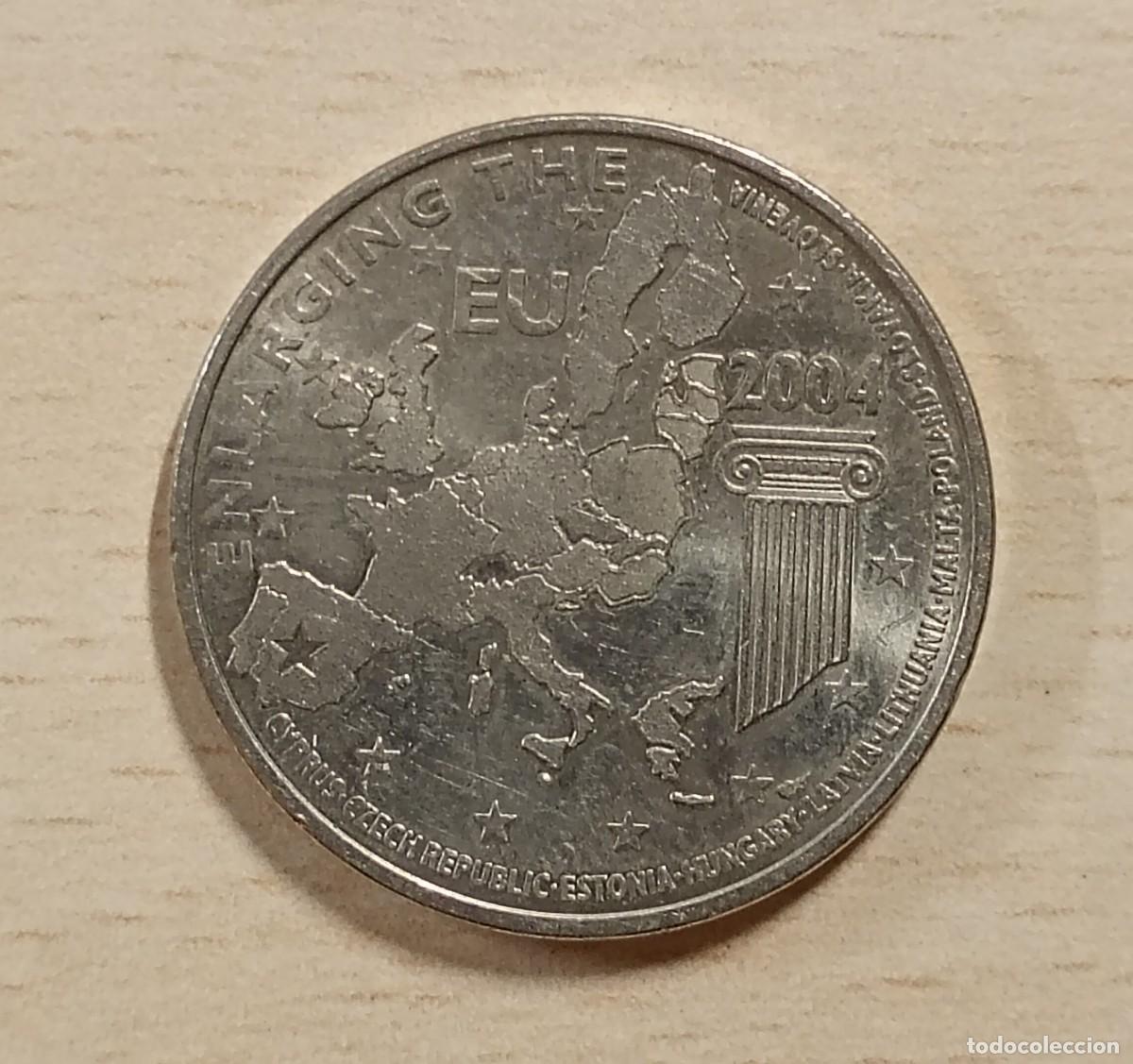 Monedas antiguas de Europa: FINLANDIA, 2004. CONMEMORATIVA AMPLIACI&Oacute;N DE LA UNI&Oacute;N EUROPEA