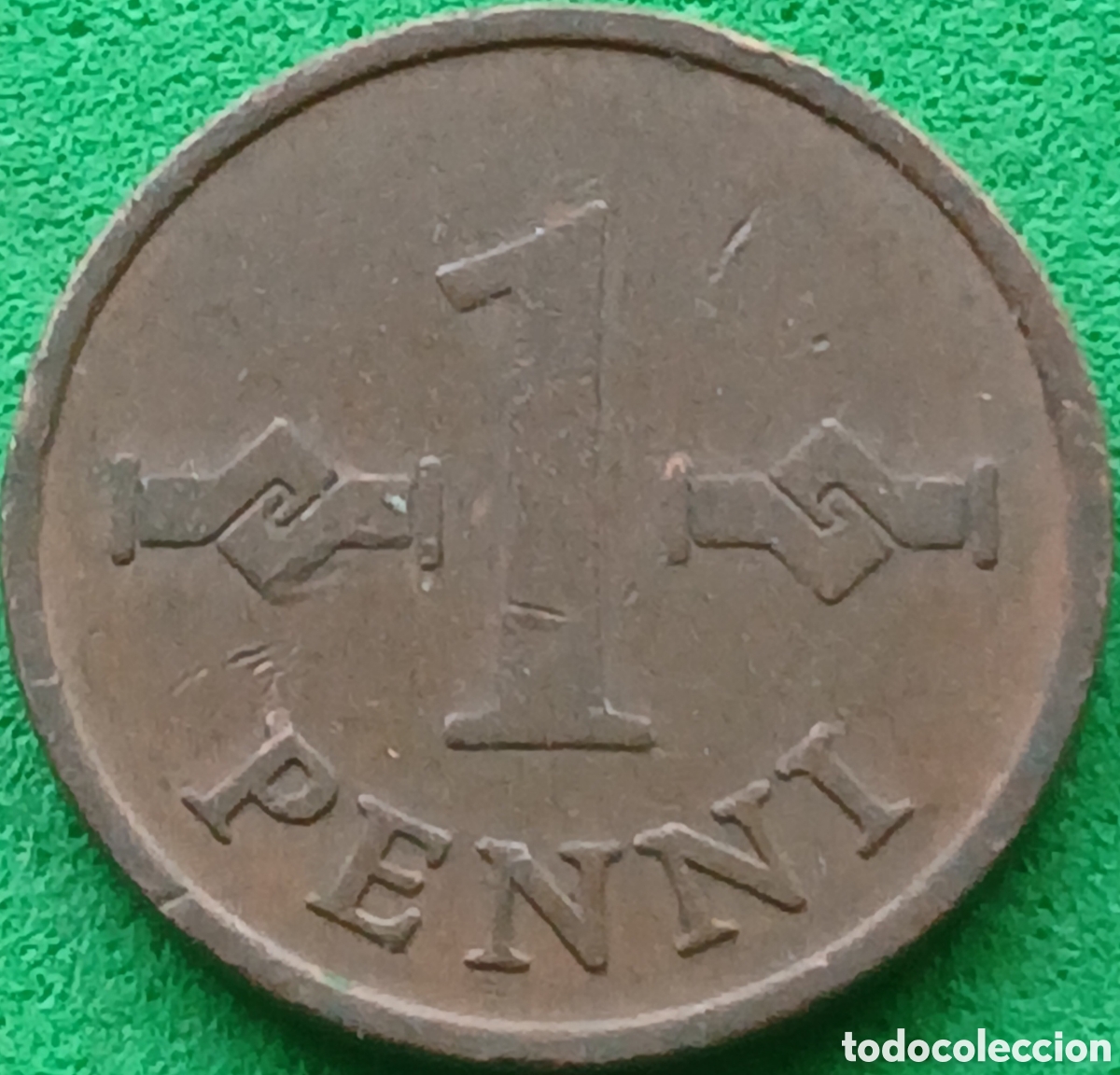 Monedas antiguas de Europa: Finlandia 1 penni 1964 km#44