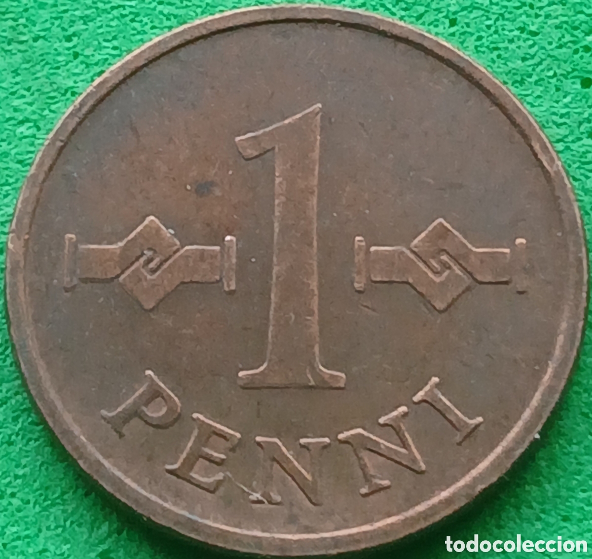 Monedas antiguas de Europa: Finlandia 1 penni 1969 km#44